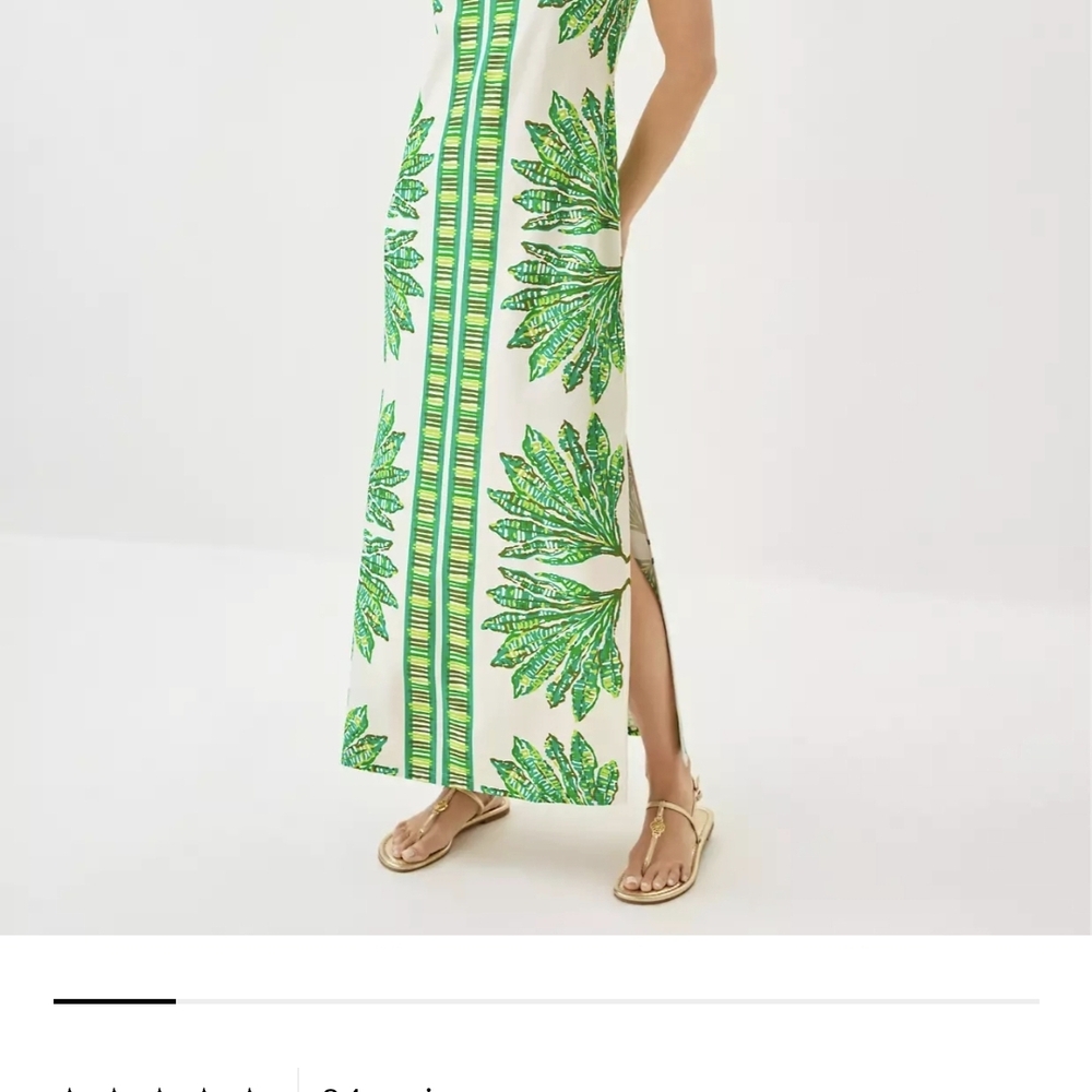 NWT Lilly Pulitzer Kaden Maxi Dress - Kitt's Green - Picture 3 of 4